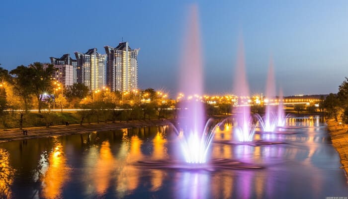Райони лівого берега Києва.